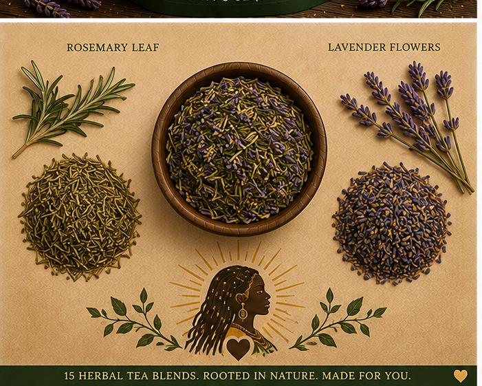 Hair Magic Brew Glow & Grow botanical ingredients including nettle, rosemary and herbal blend